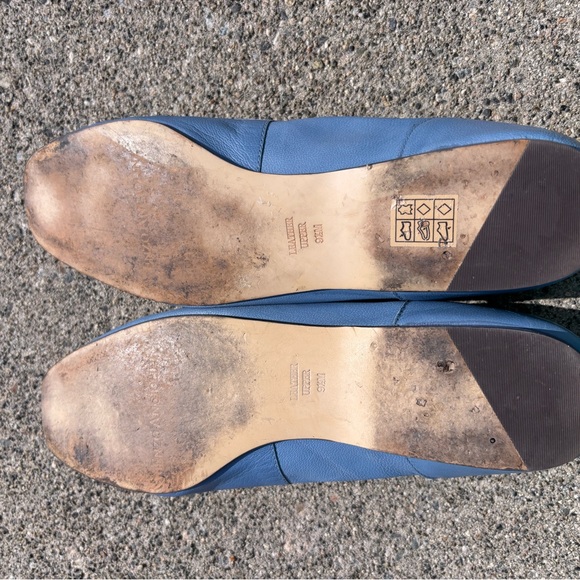 Enzo Angiolini women’s light blue leather loafers, 9.5 - Picture 3 of 4